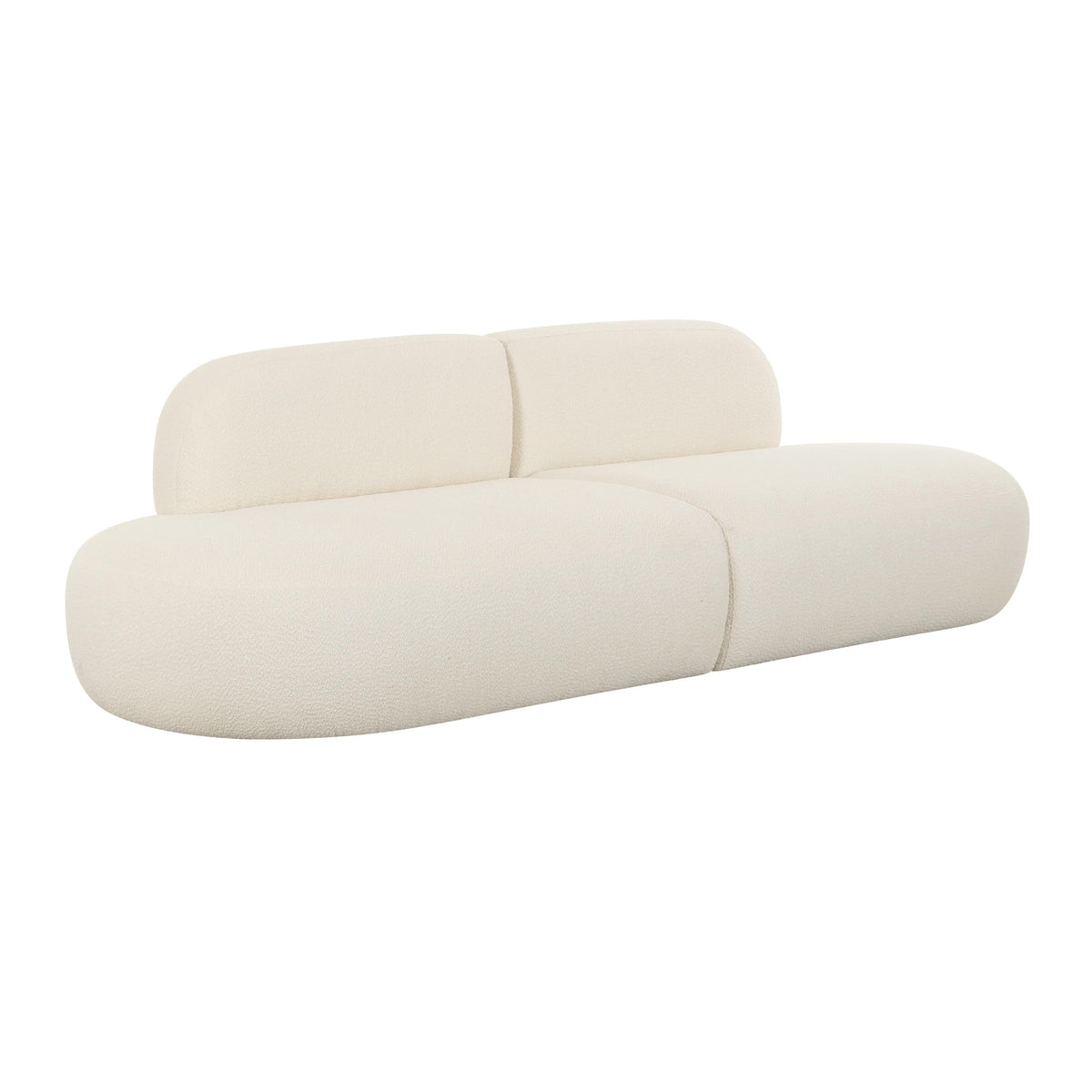 Broohah Cream Boucle Sectional