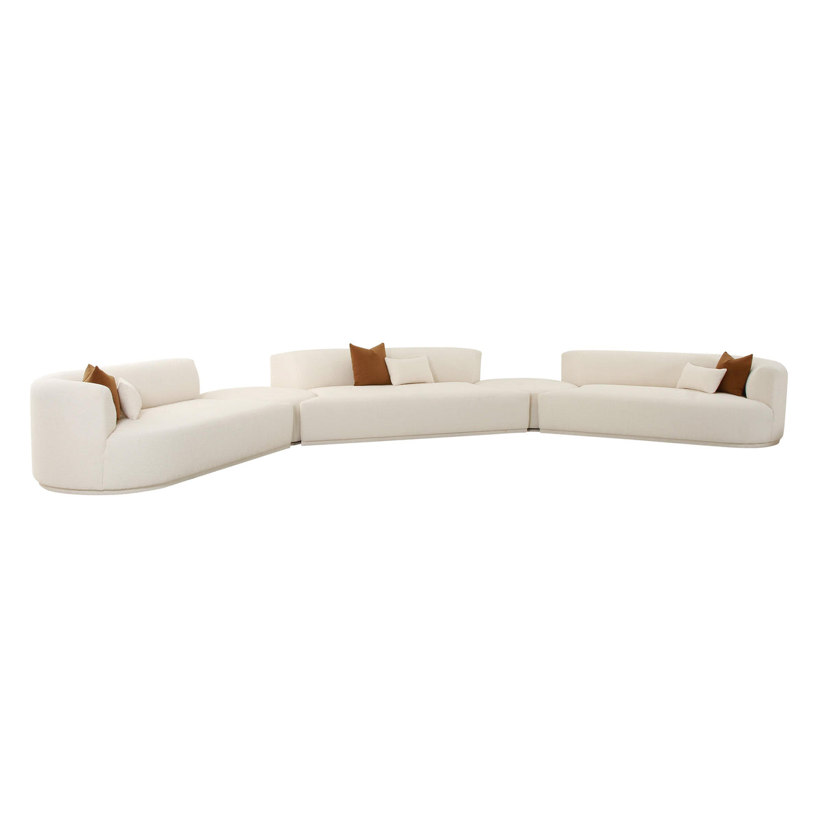Fickle Cream Boucle Modular Sectional
