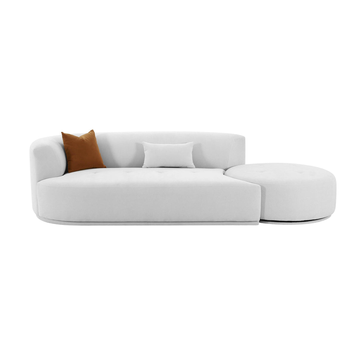 Fickle Grey Velvet Modular Sofa
