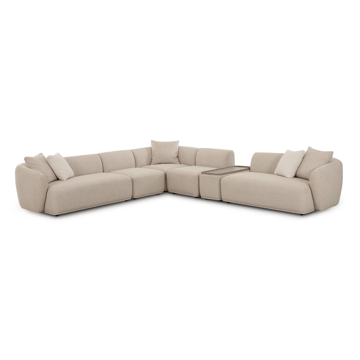 Sylvie Cream Boucle Modular Sectional