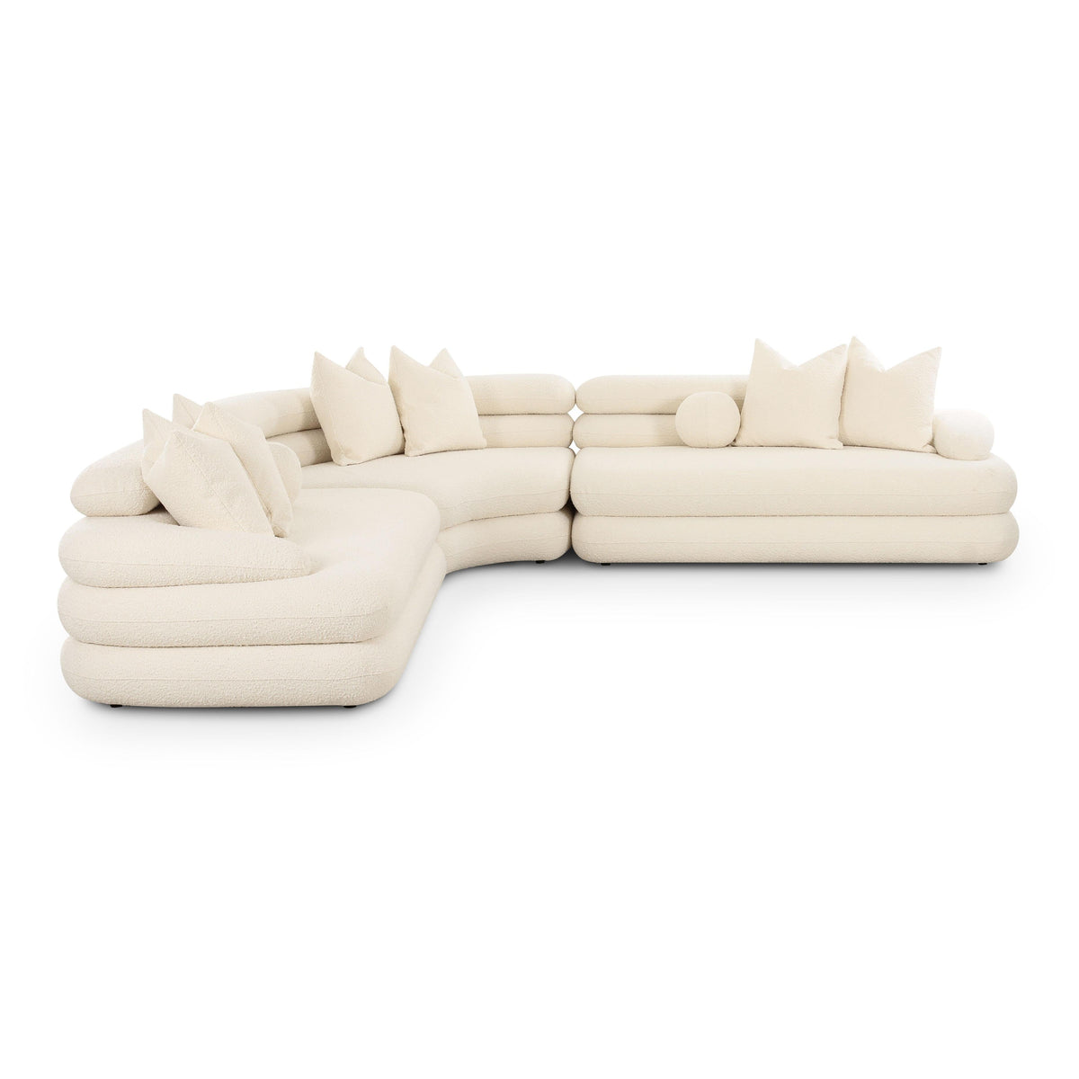 Lulu Cream Boucle Modular Sectional