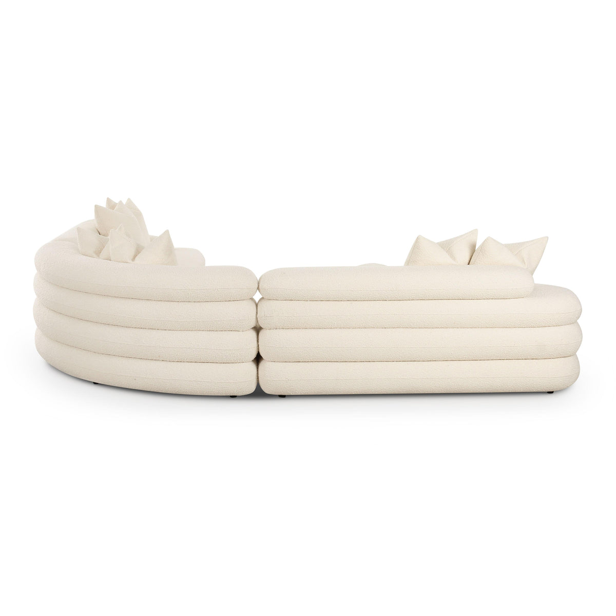 Lulu Cream Boucle Modular Sectional