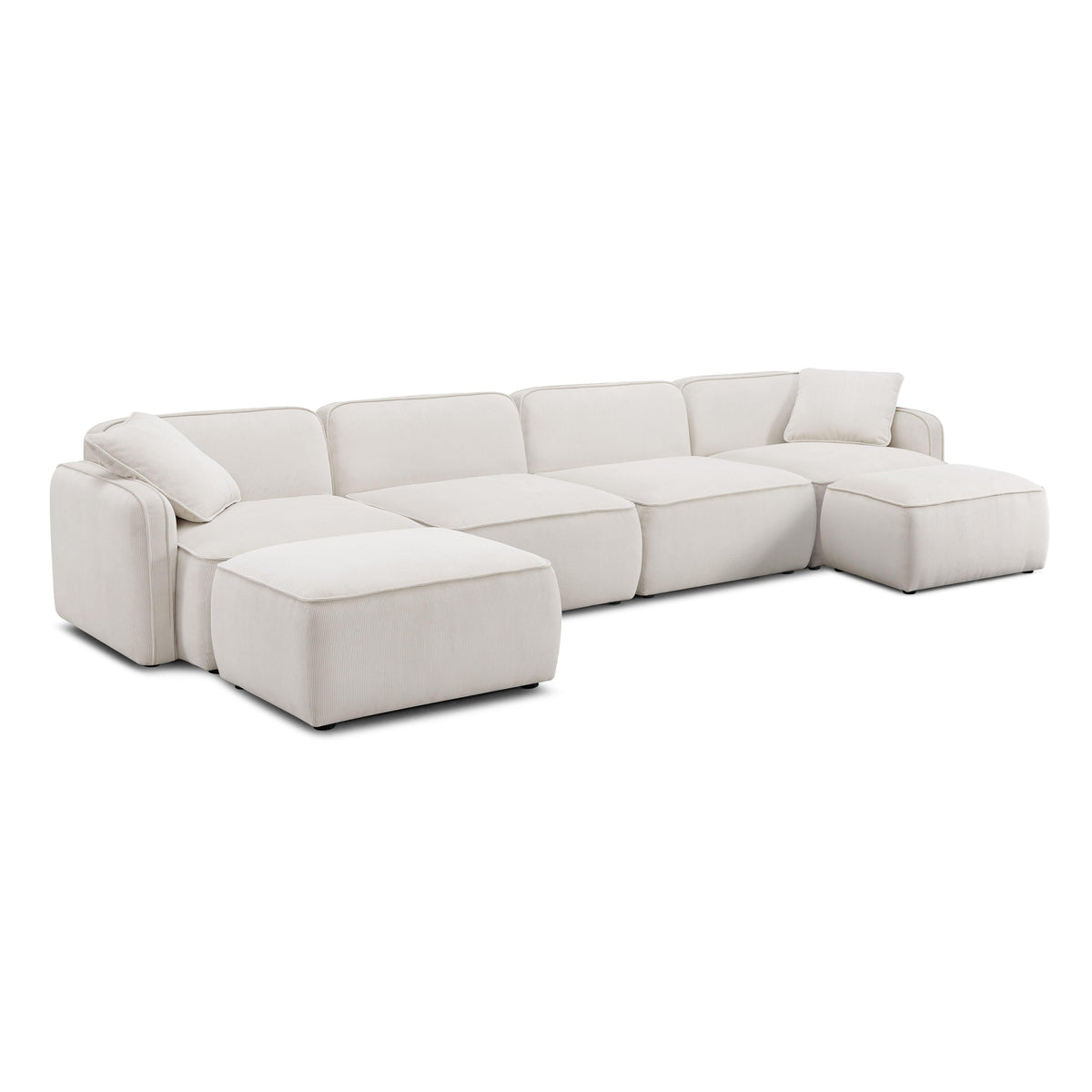 Travie White Sand Modular Sectional