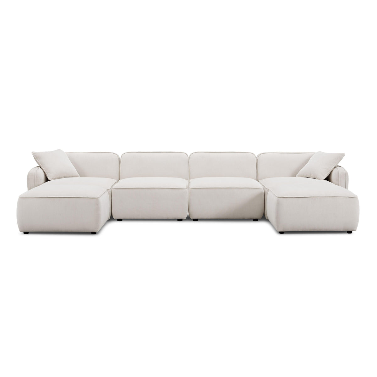 Travie White Sand Modular Sectional