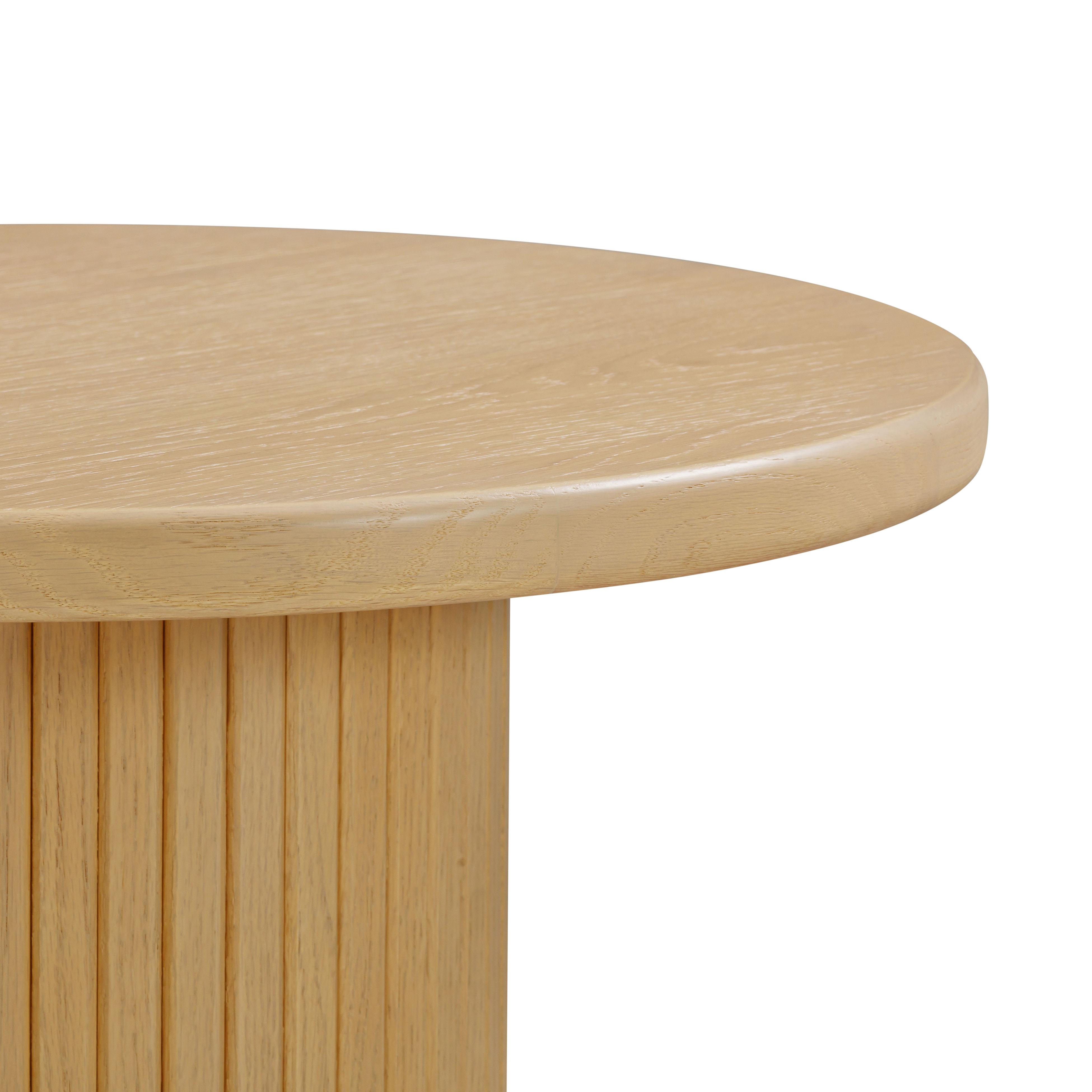 Chelsea Natural Oak Wood Entry Table - UK