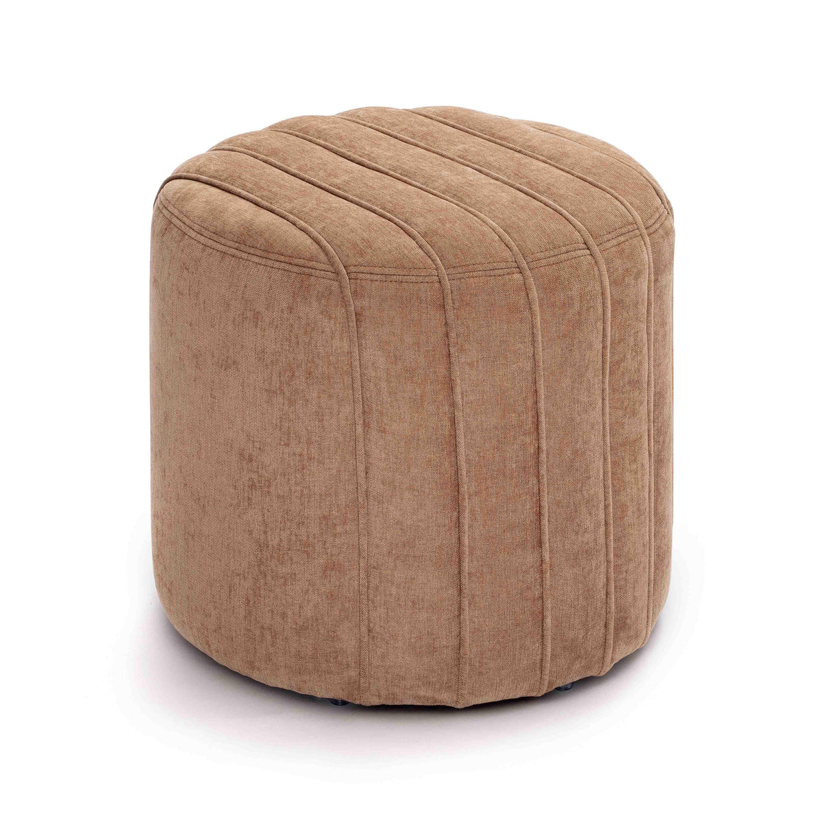 Pouch Rust Chenille Ottoman