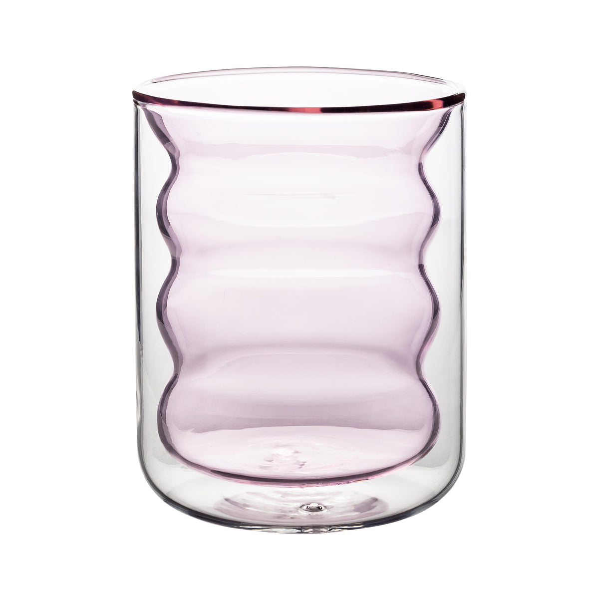 Waves Blush Water Glass - Set of 4