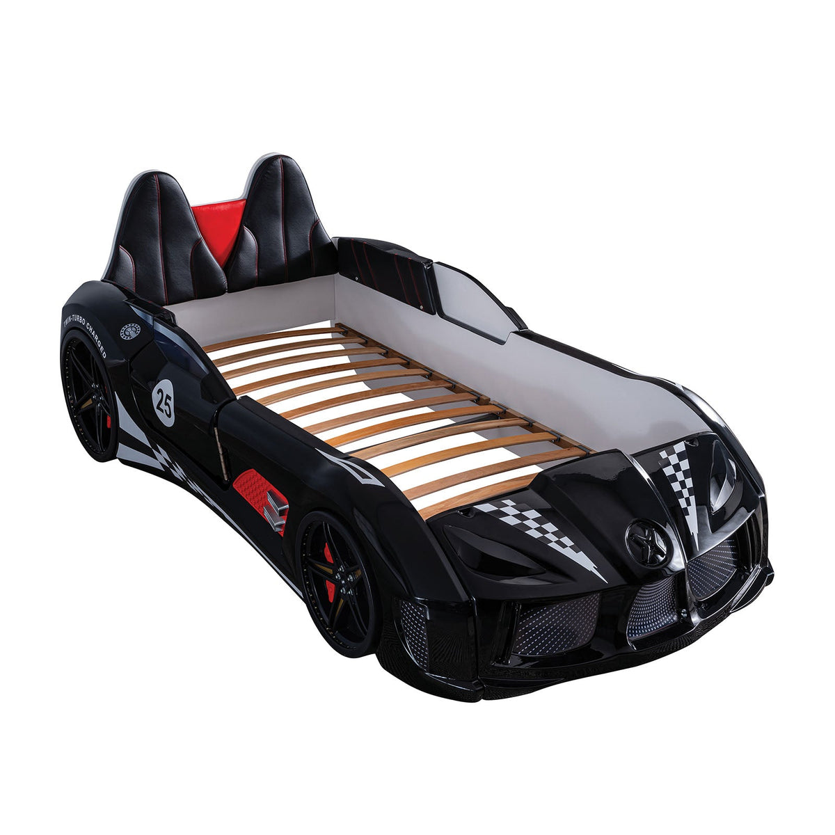 Trackster Black Bed