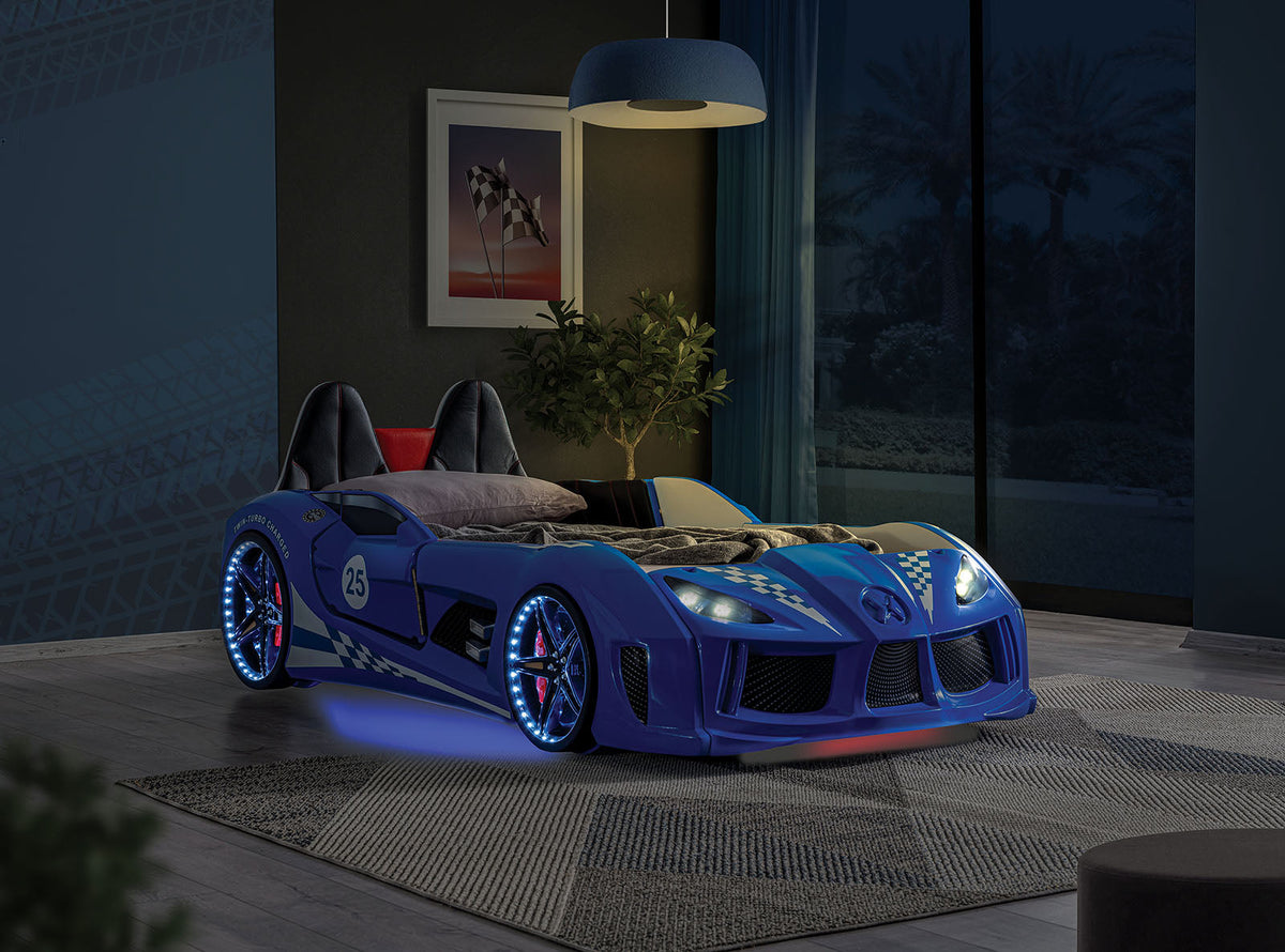 Trackster Blue Bed