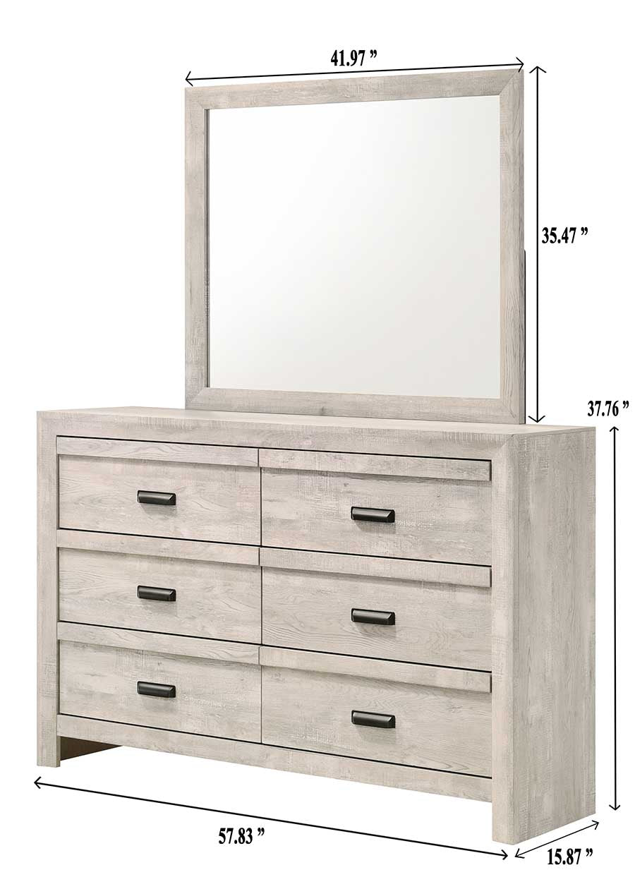 Valor Beige Panel Bedroom Set