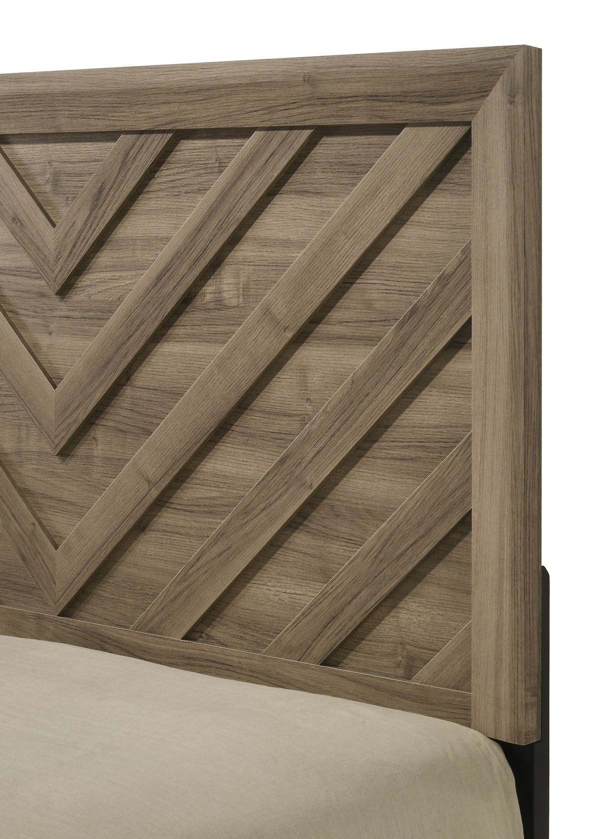 Valor Light Brown Full Panel Bed