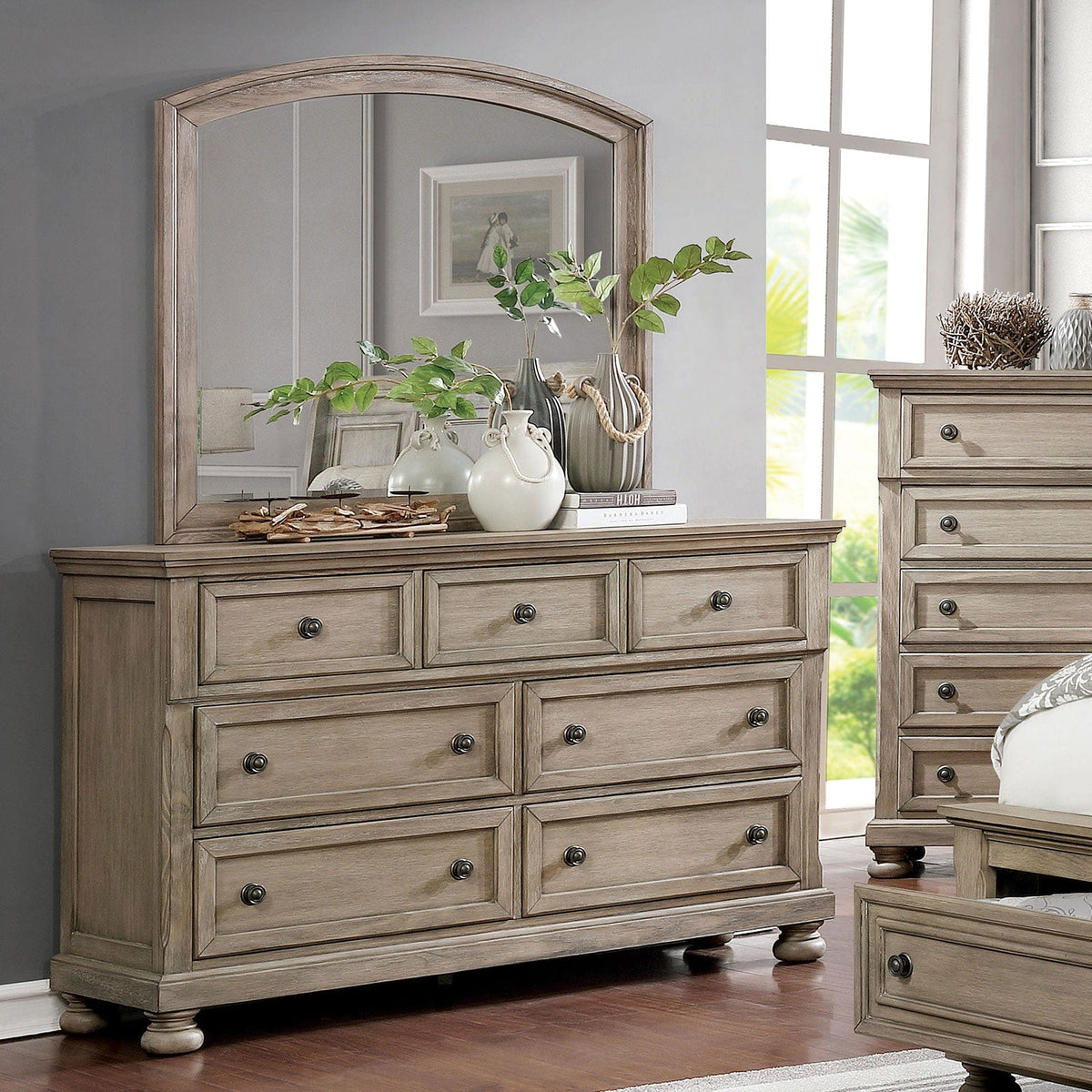 Wells Gray Transitional Storage Bedroom Set