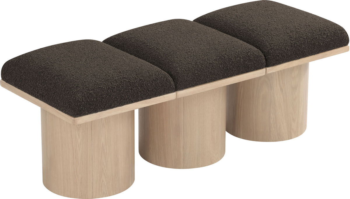 Pavilion - 3 Piece Modular Bench With Natural Base