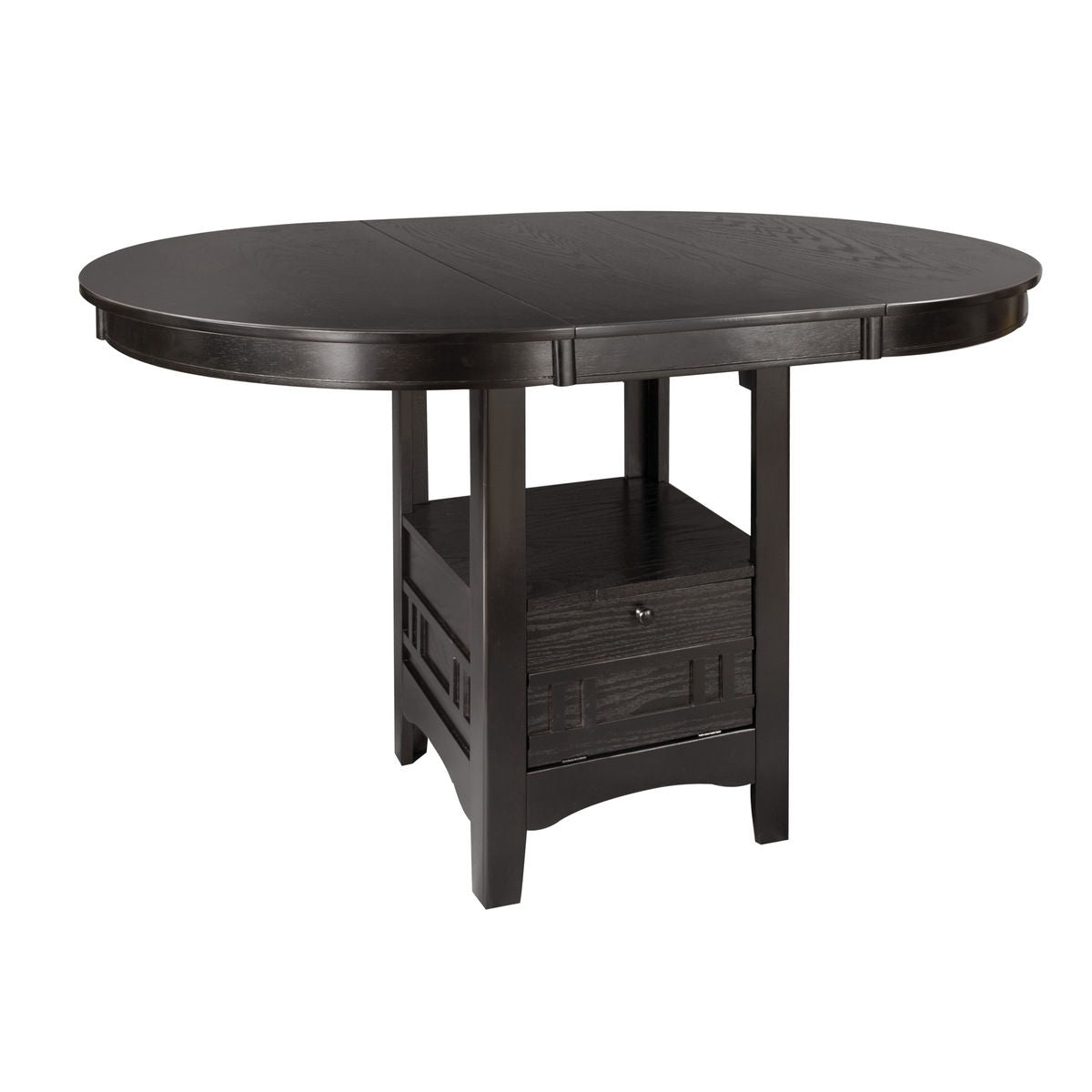 Junipero - Round / Oval Counter Height Table With Storage Base
