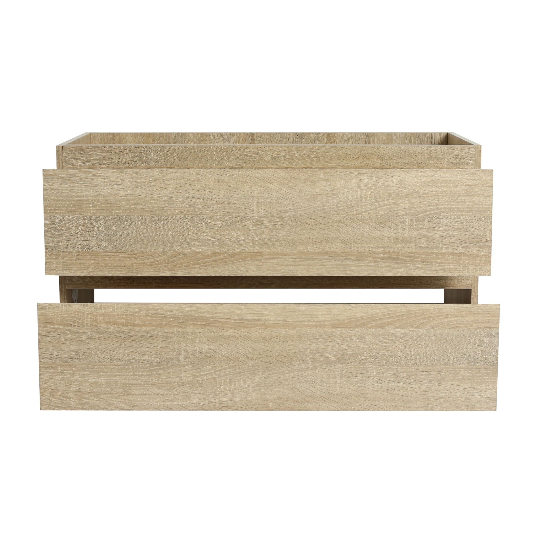 Wall Mounted Bathroom Vanity & Sink, 2 Soft Close Drawers