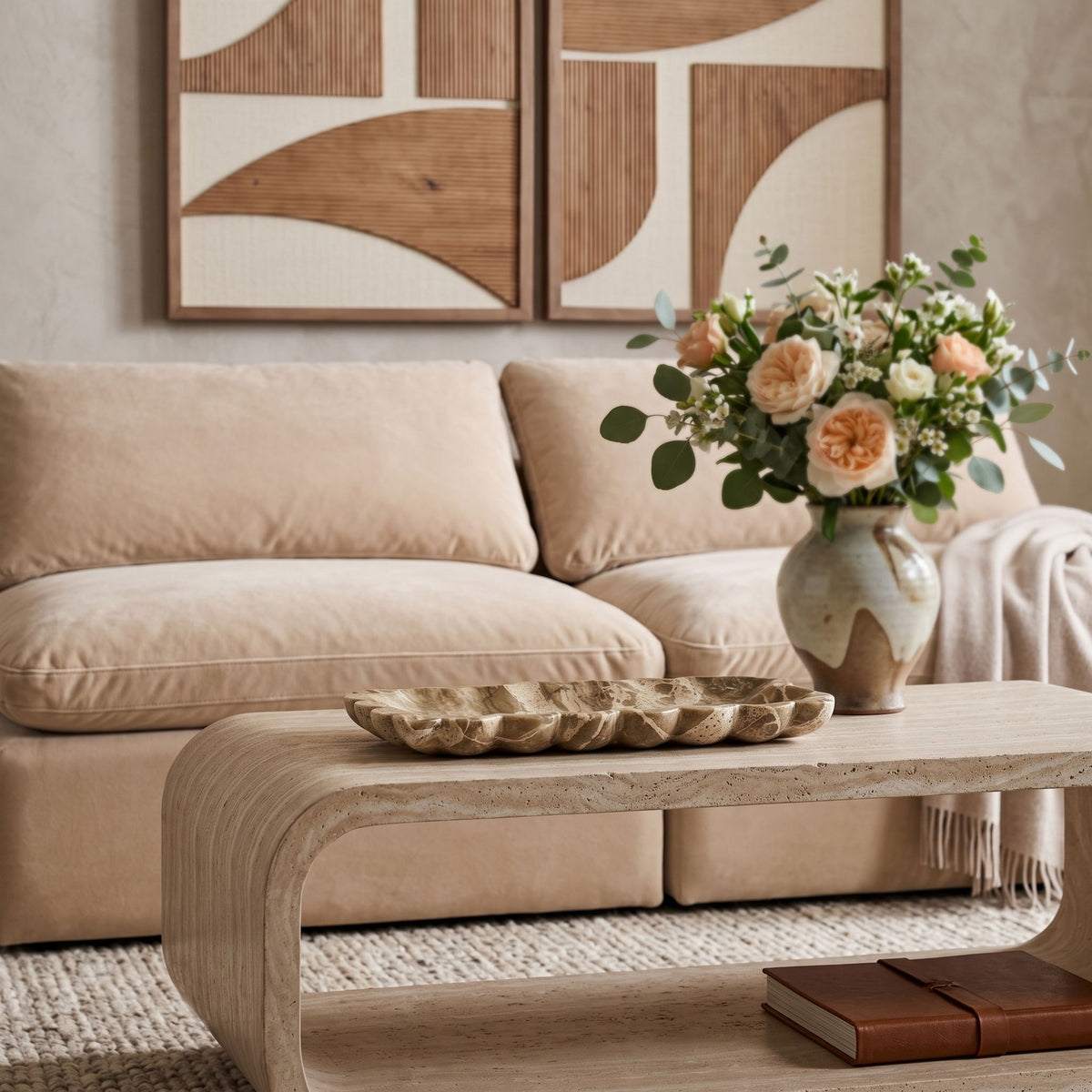 Ruffalo - Genuine Marble Tray