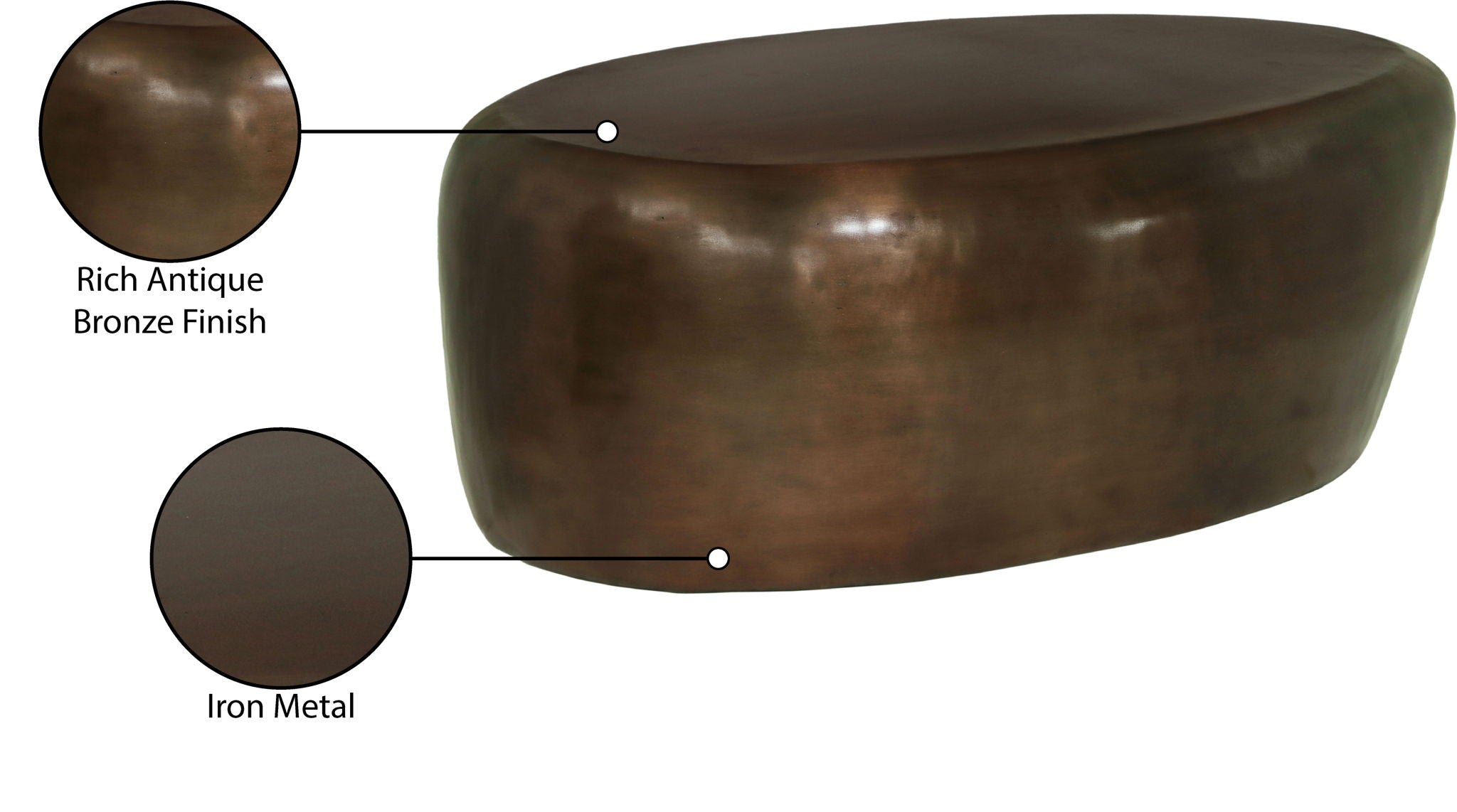 Capsule - Aluminum Coffee Table
