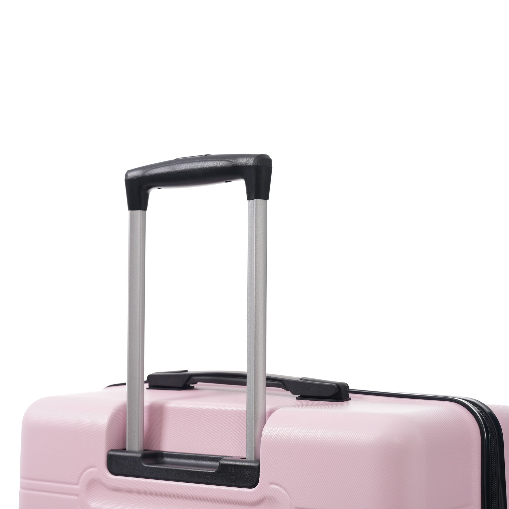 6 Piece Lightweight Hardshell Luggage Set With Double Spinner Wheels, Password Lock