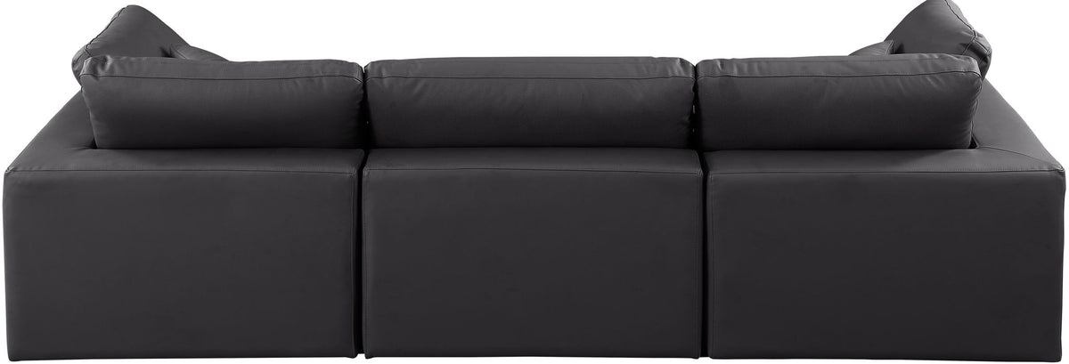 Comfy - Faux Leather Modular Sofa 3 Seats