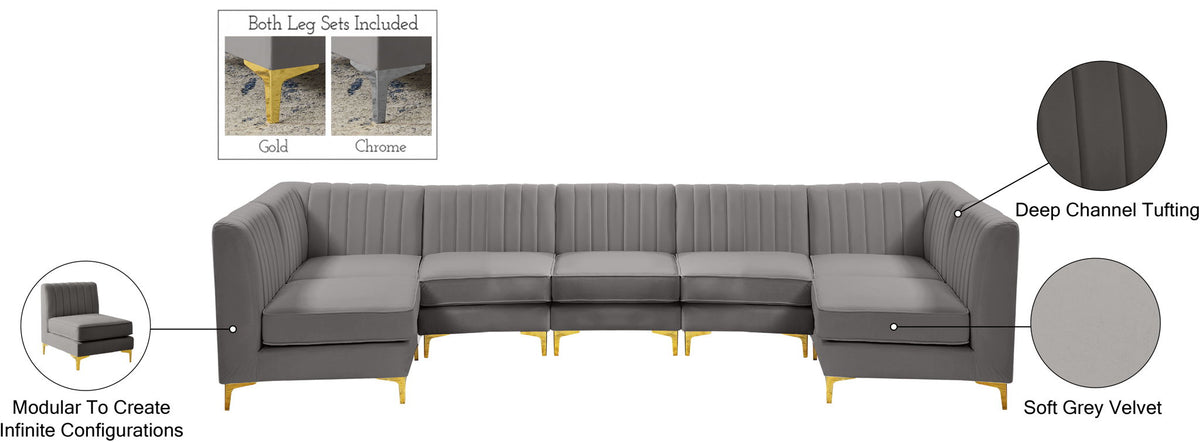 Alina - 7 Piece Modular Sectional
