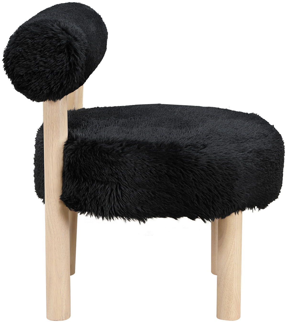 Ambre - Shearling Fabric Accent Chair