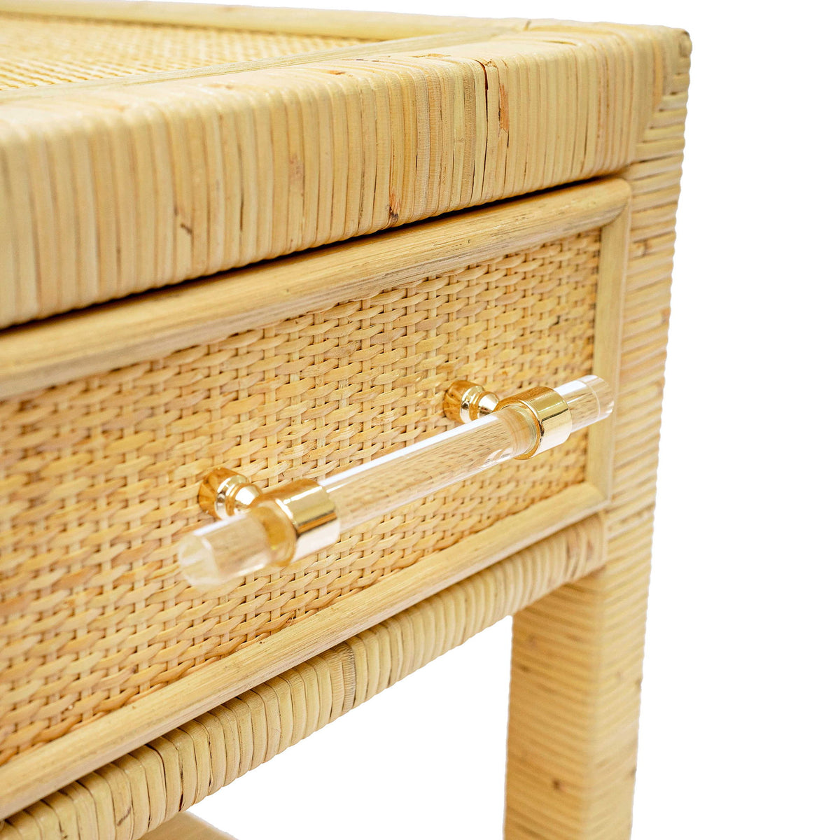 Amara - Rattan Nightstand - Natural