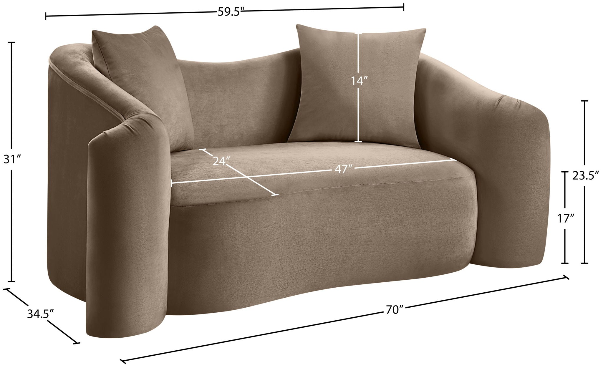 Destin - Loveseat