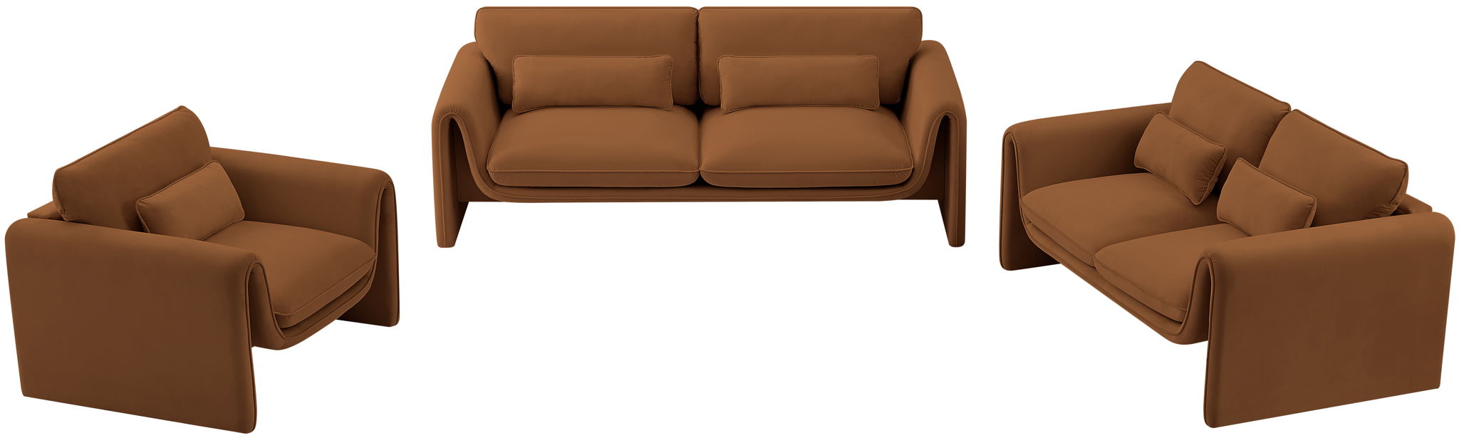 Sloan - Loveseat - Saddle