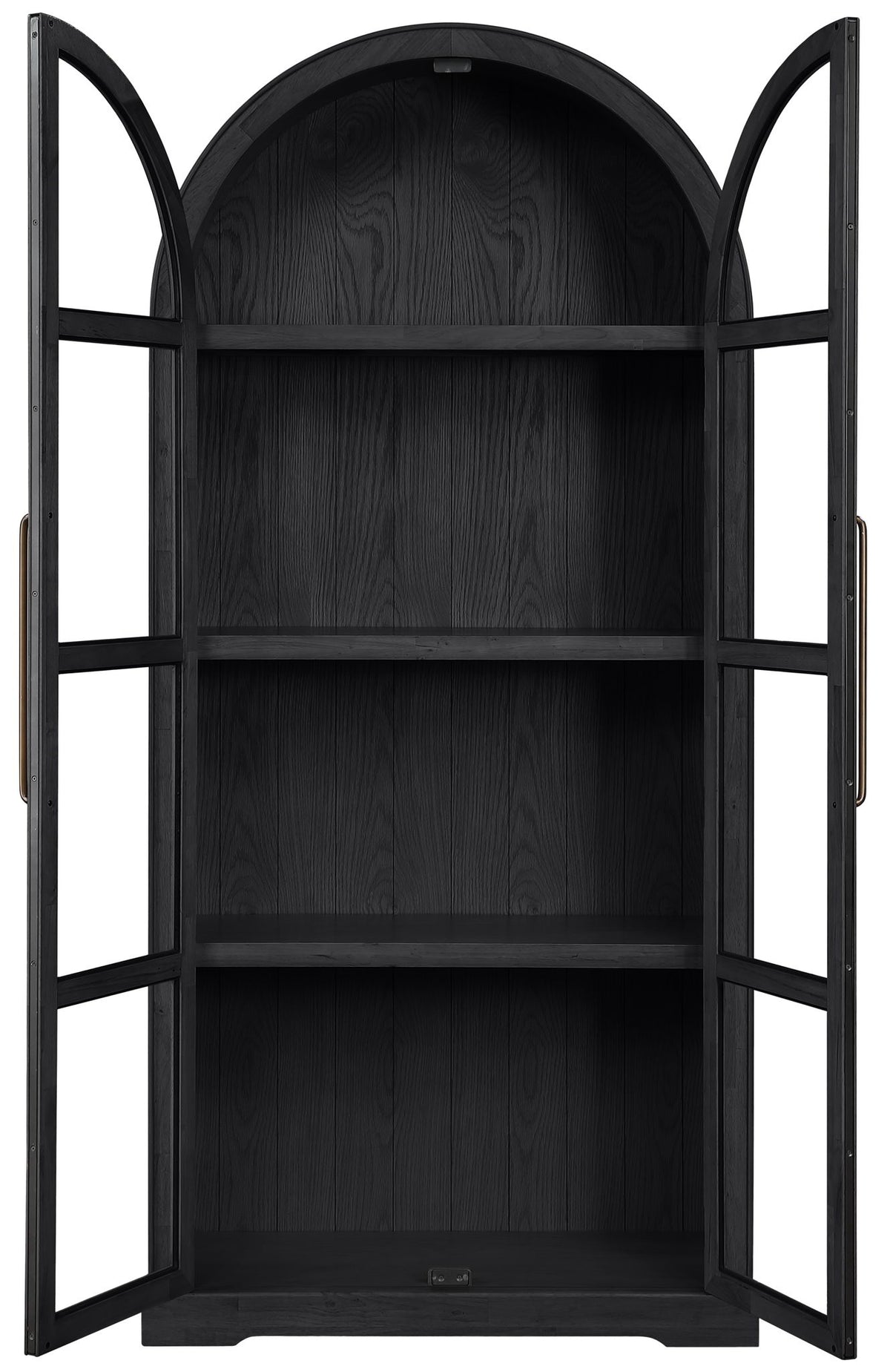 Corva - Solid Wood, Oak Veneer And Stainless Steel Storage Cabinet