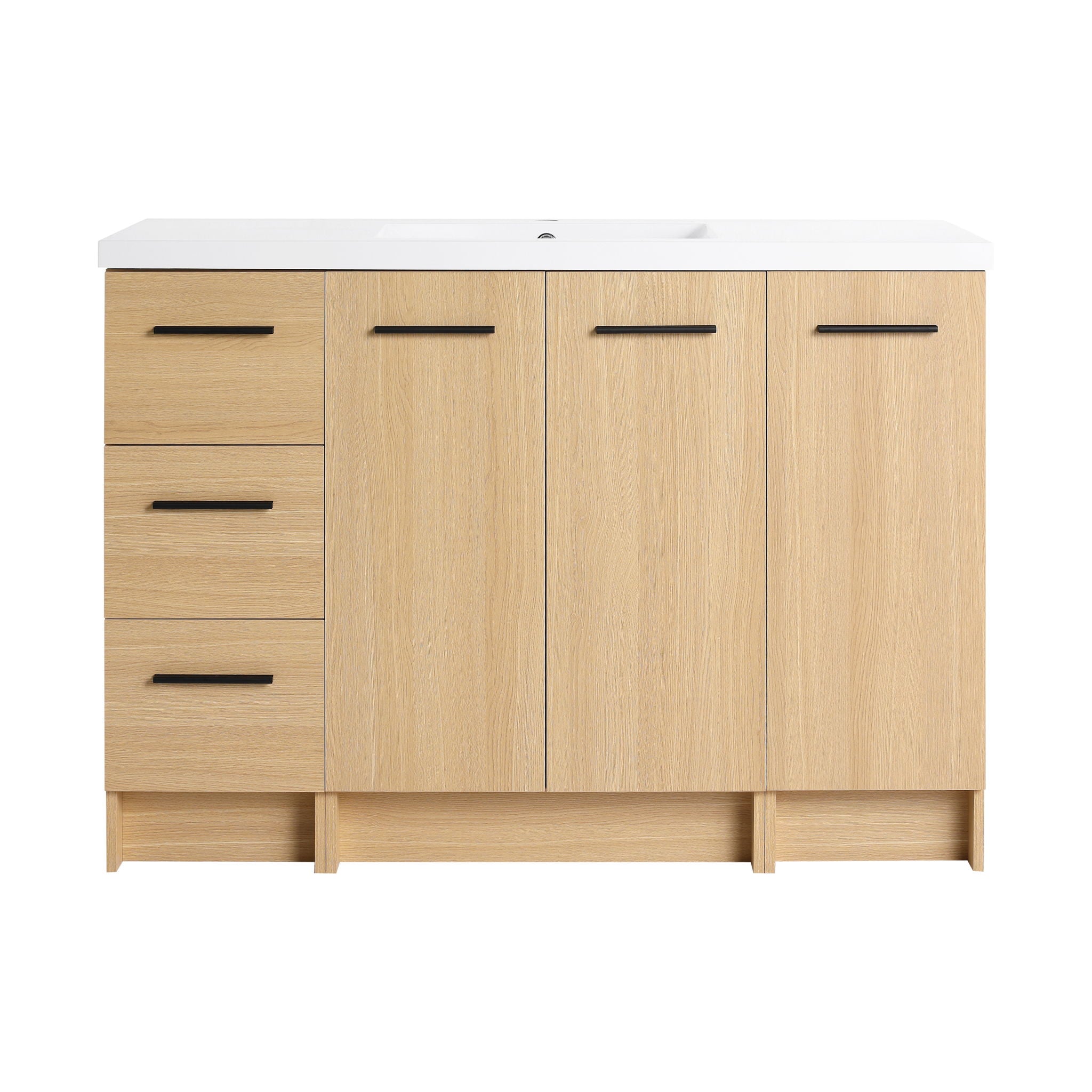 Floating Bathroom Vanity With Sink, Modular Cabinet