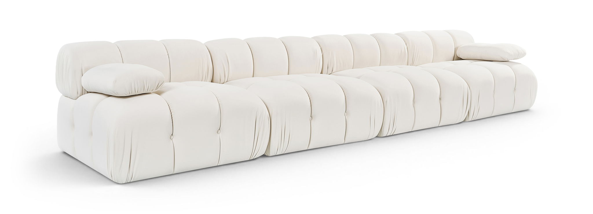 Orin - Velvet 4 Piece Modular Sofa