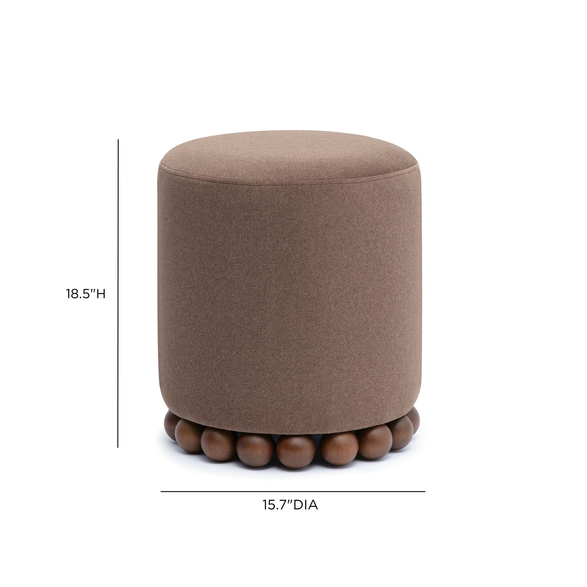 Dex - Performance Vegan Mohair Ottoman