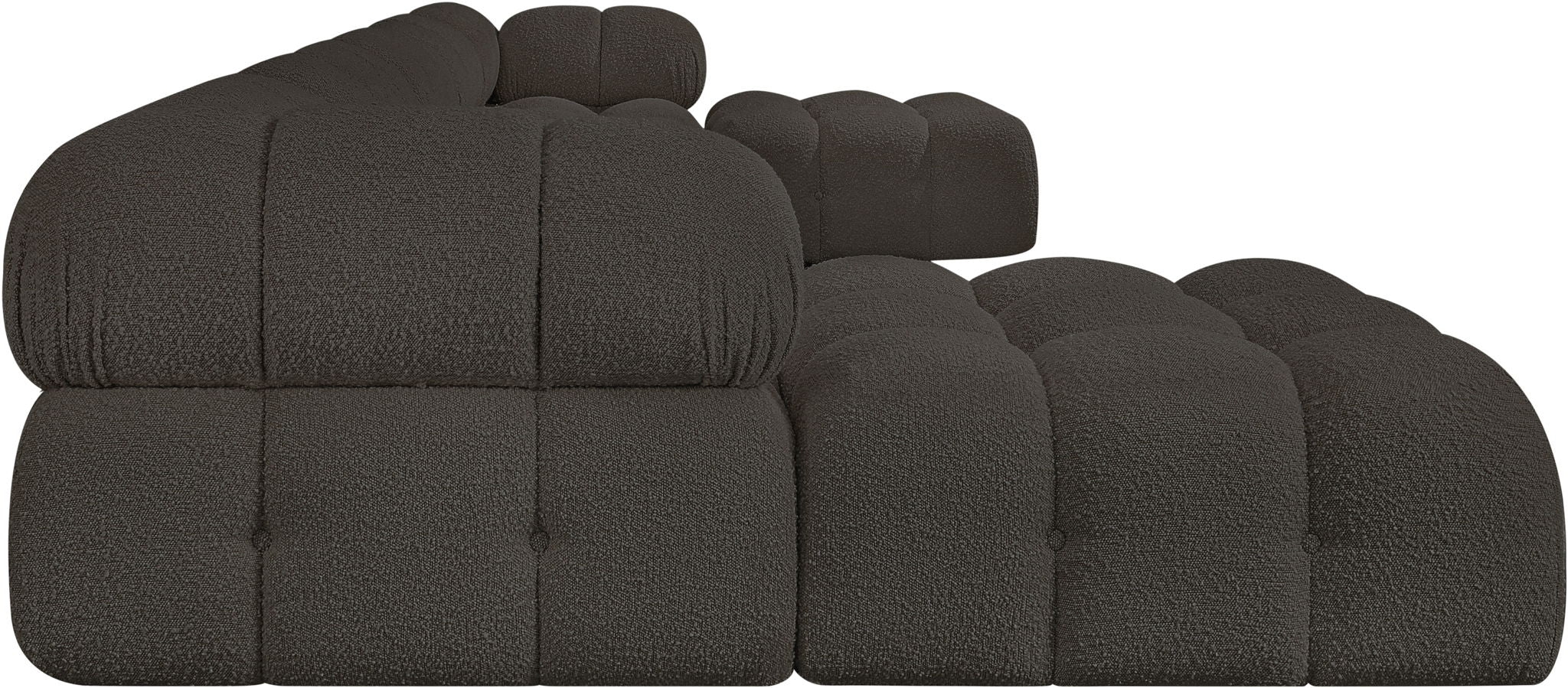 Ames - 7 Piece Fabric Modular U-Shaped Sectional