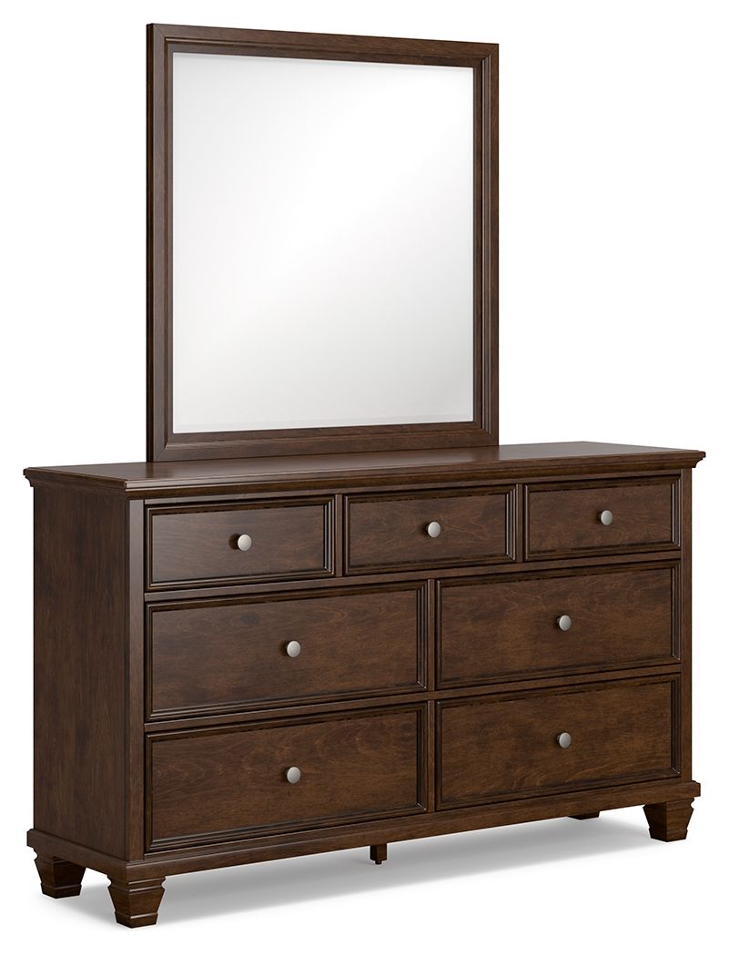 Danabrin - Dresser And Mirror - Brown