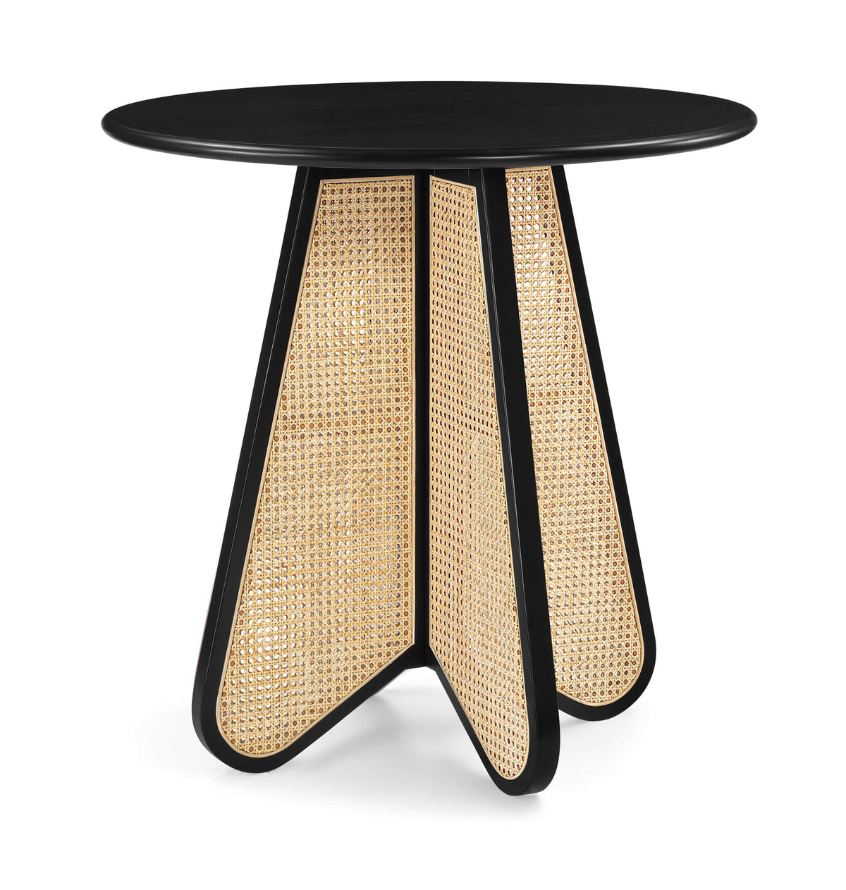 Butterfly - Solid Wood And Natural Cane Table