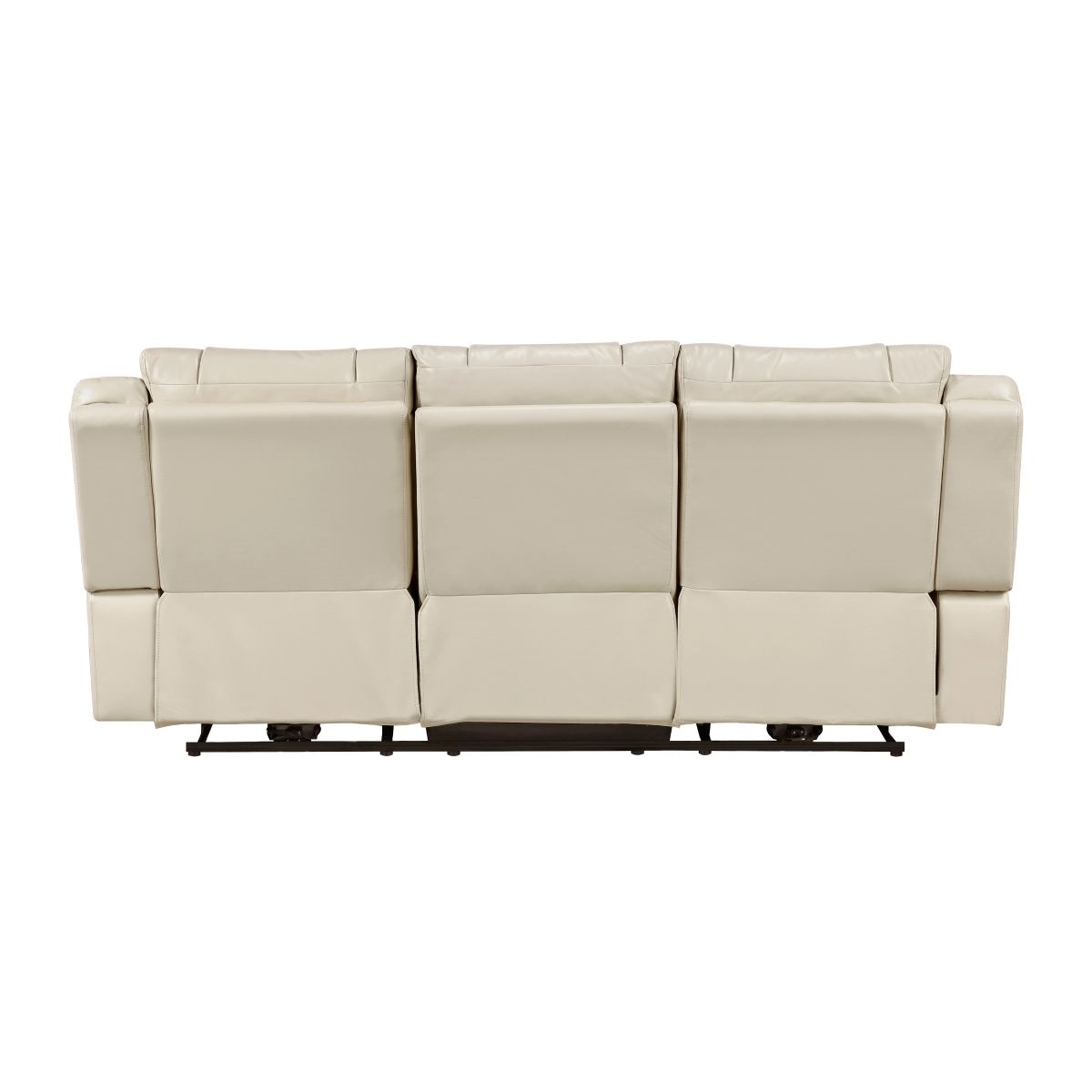 Huron - Power Double Reclining Sofa With Center Drop-Down Cup Holders, Wireless Charger, Magazine Bag, LED And Charging Ports