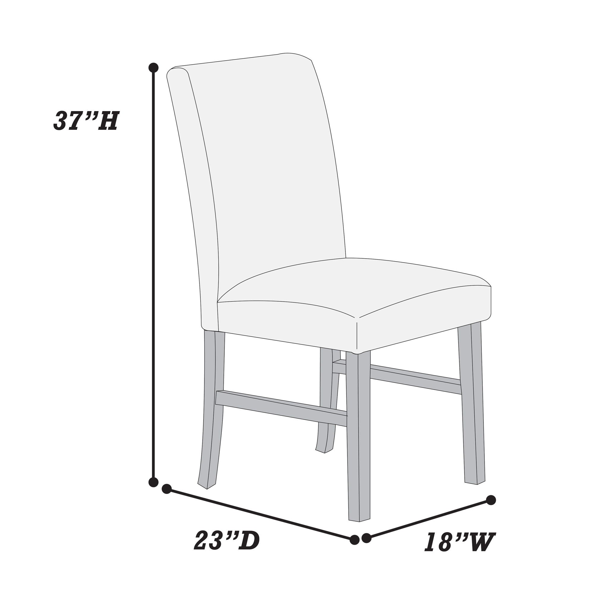 5 Piece Dining Set Chairs, Table With Lower Shelf - Black / Dark Gray / White