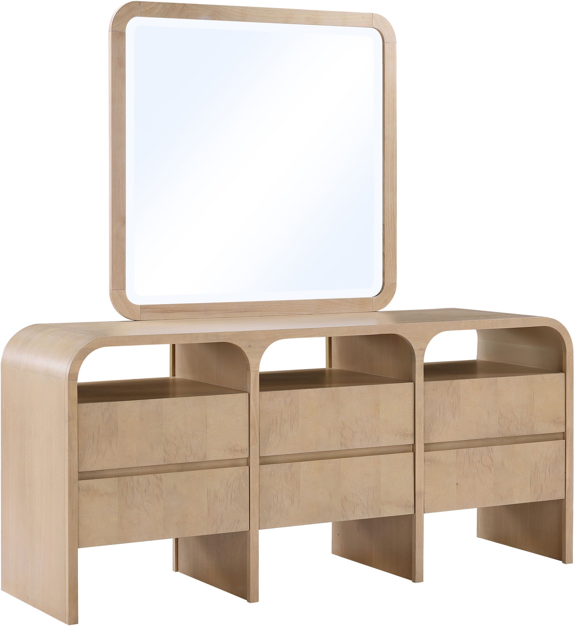 Giada - Solid Wood And Veneer Mirror