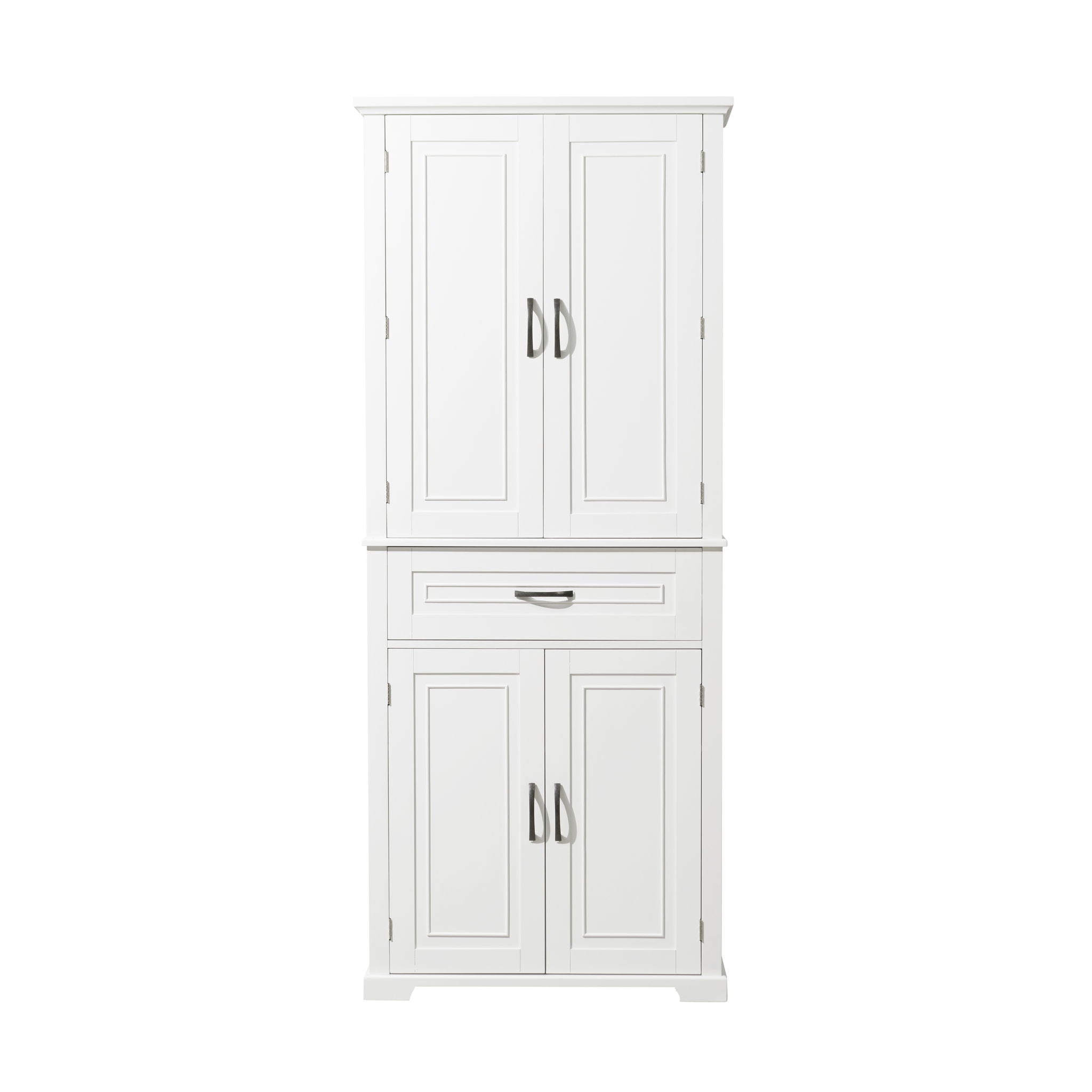 Bathroom Storage Cabinet With Doors And Drawer, Adjustable Shelf