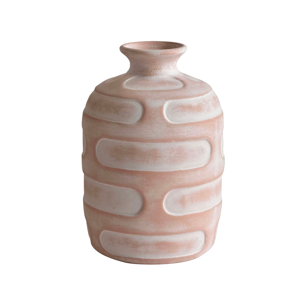 Earthenware - Retro Vase - Terracotta
