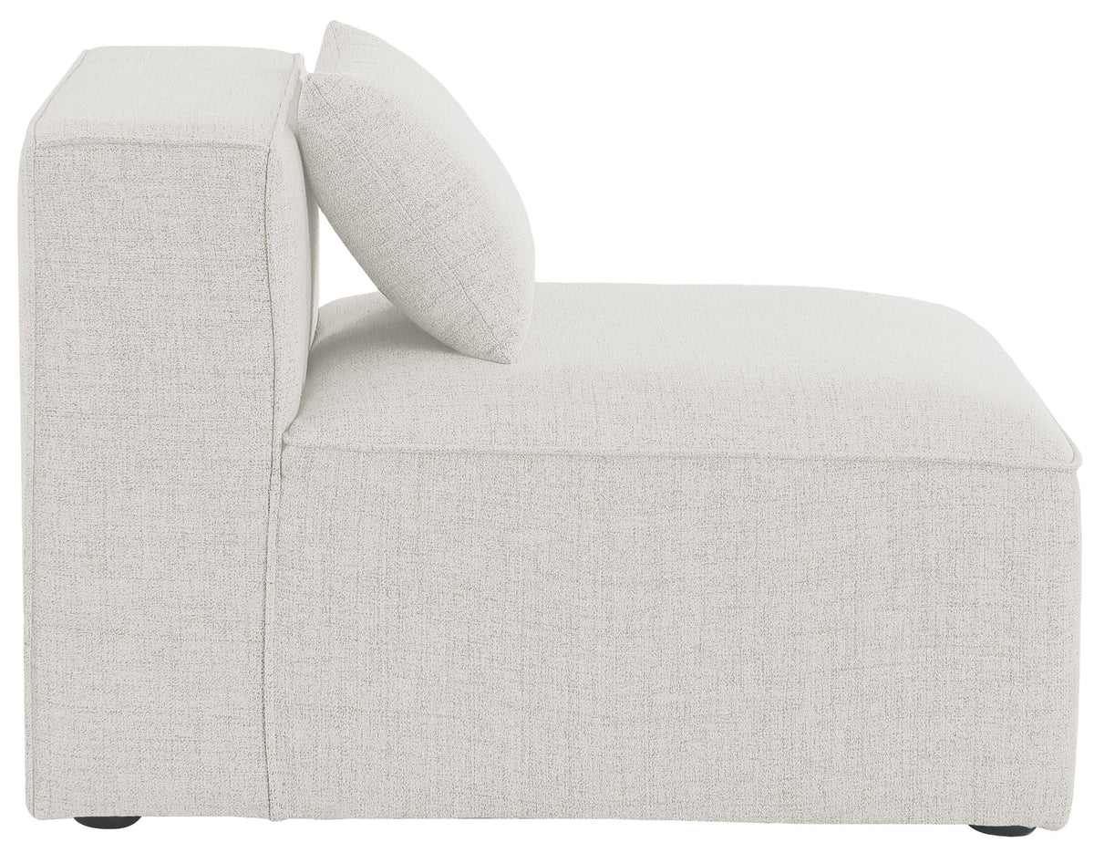 Cube - Linen Armless Chair