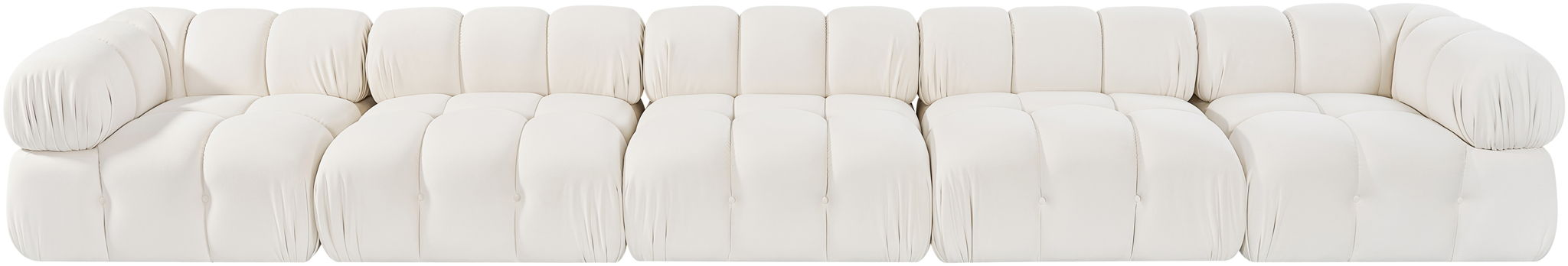 Orin - Fabric Velvet 5 Piece Modular Sofa