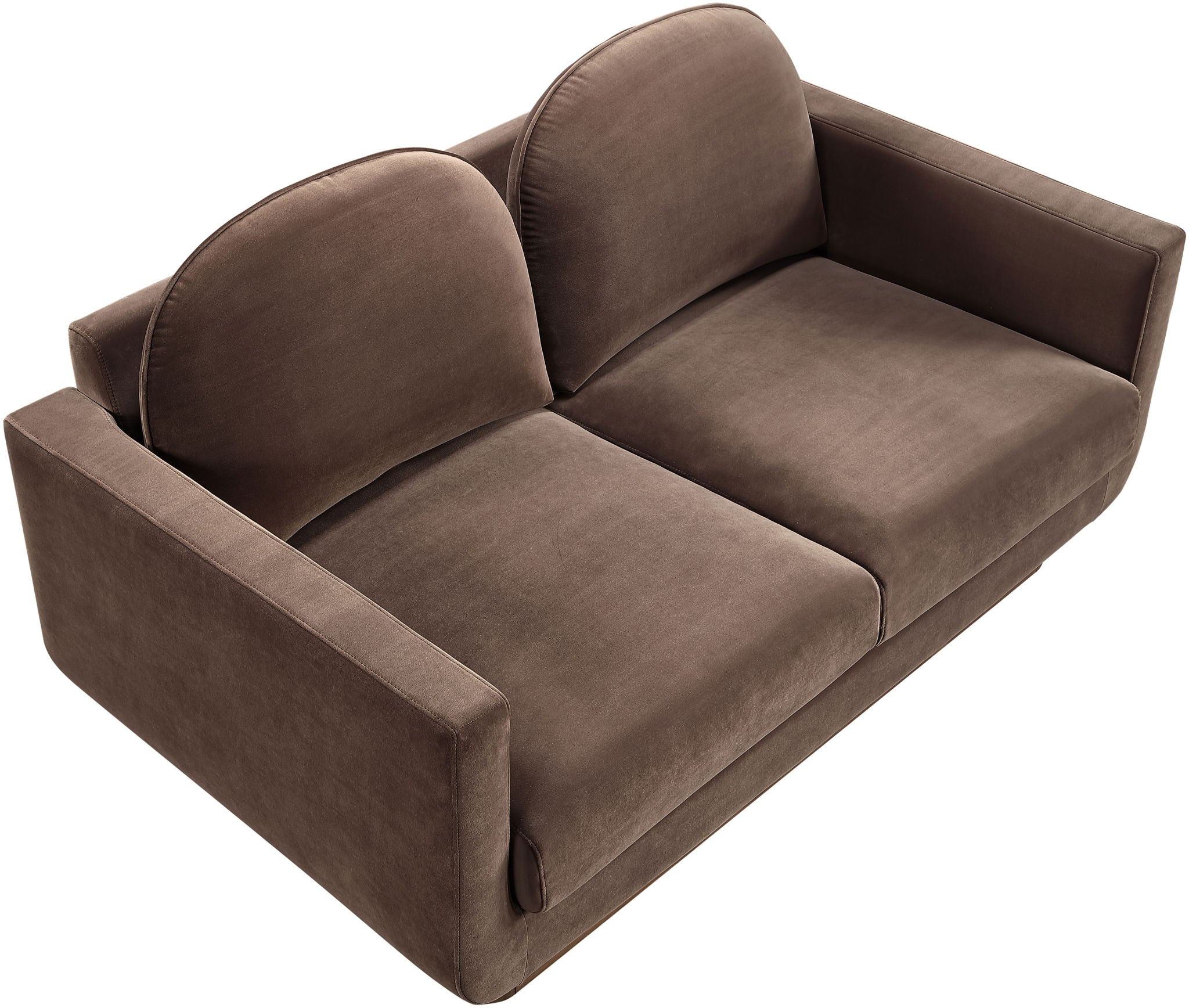 Diviento - Velvet Performance Fabric Upholstered Loveseat
