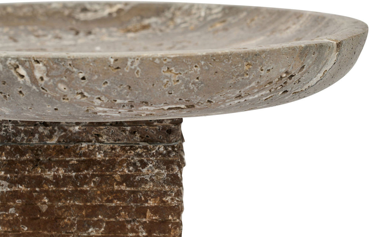 Colannade - Genuine Travertine Bowl