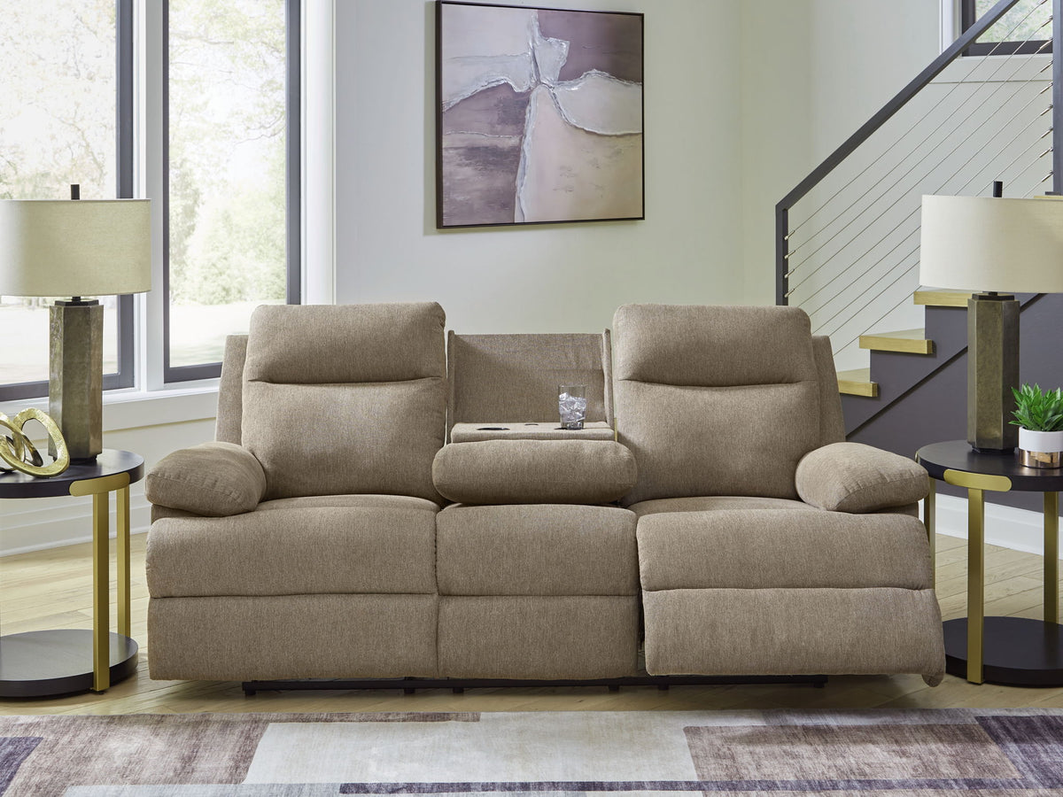 Side-Swipe - Reclining Sofa With Drop Down Table