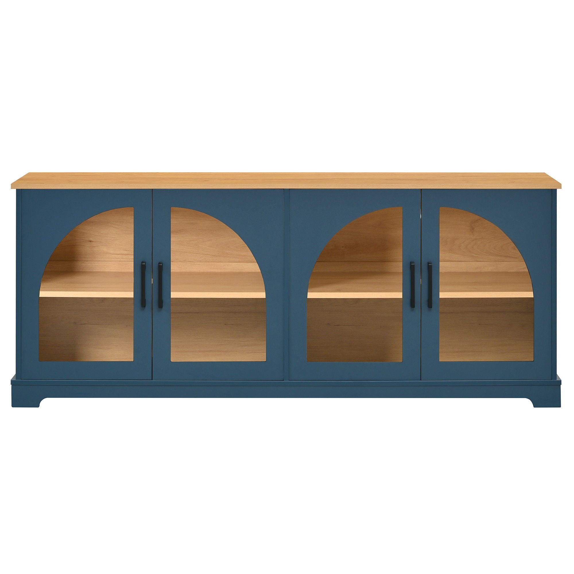 TV Stand With Semi Arched Doors