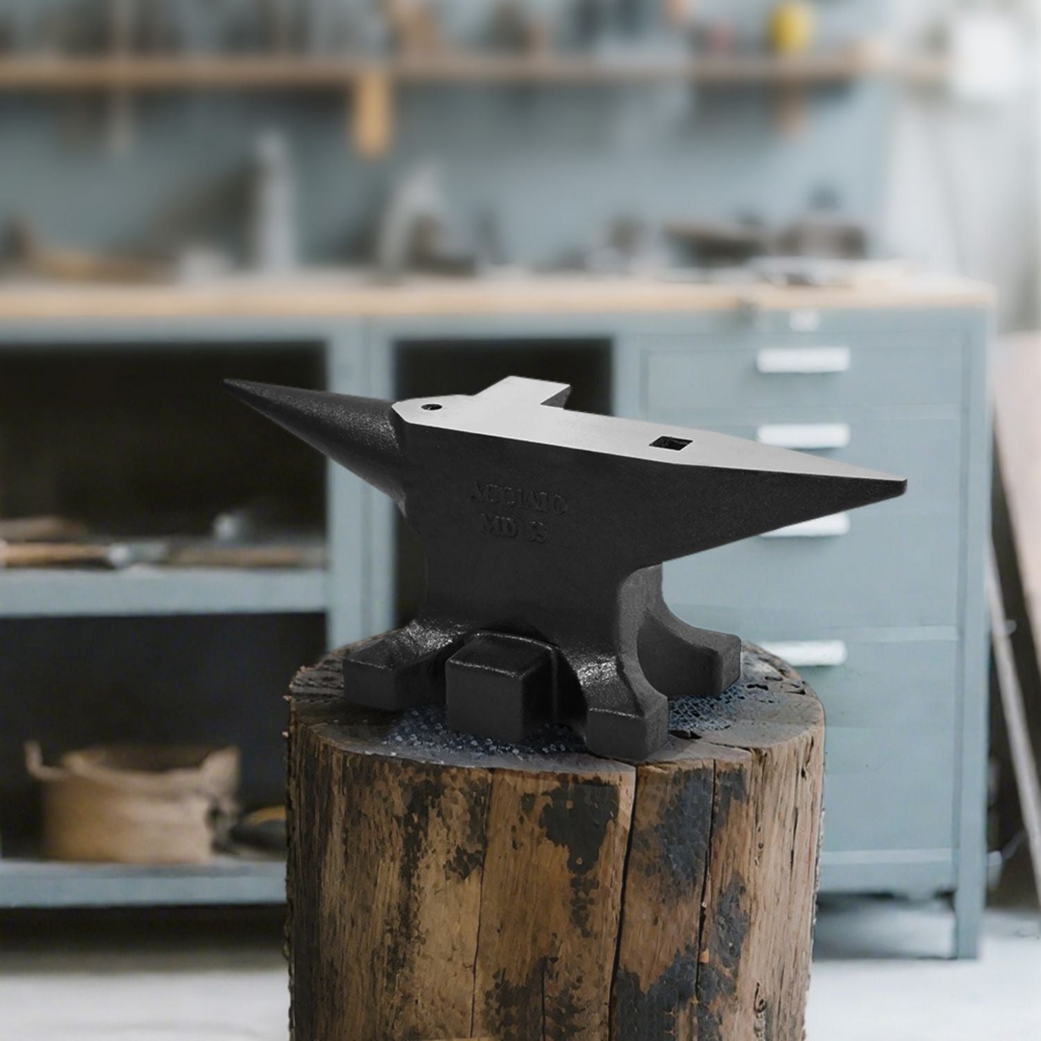 Multi Angle Anvil With Round And Square Holes