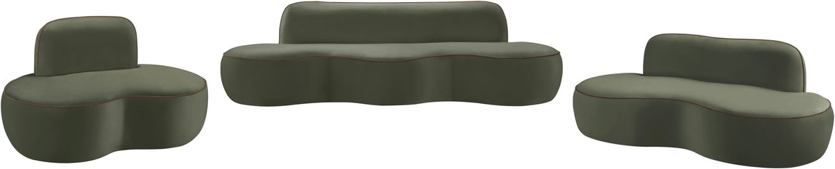 Swerve - Velvet 101" Upholstered Sofa