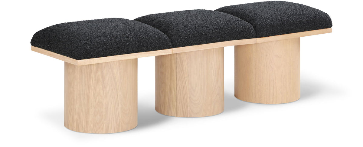 Pavilion - 3 Piece Modular Bench With Natural Base