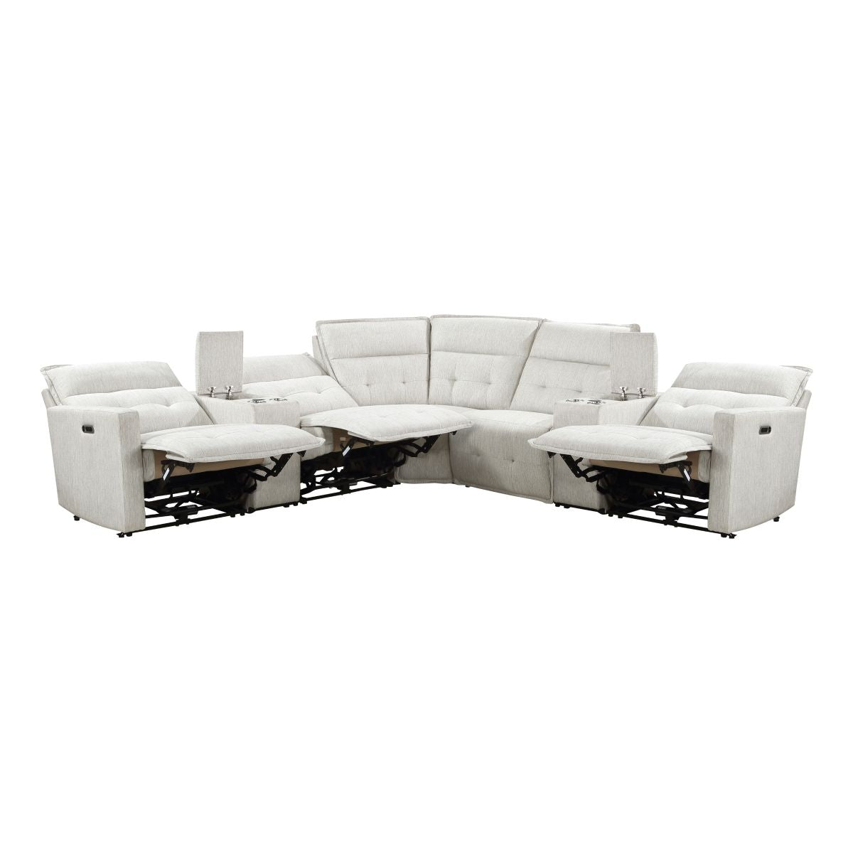 Salida - Modular Power Reclining Sectional With Power Headrests
